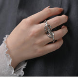 Double “TWIST” Ring R005S